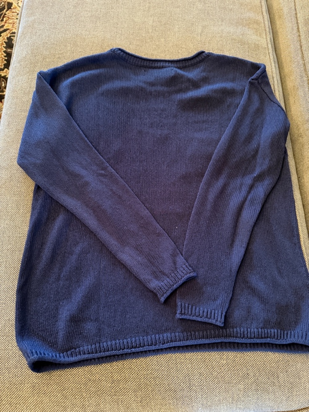 LOFT Navy Sweater with Red Lobster Motif - Women’s - Picture 4 of 4
